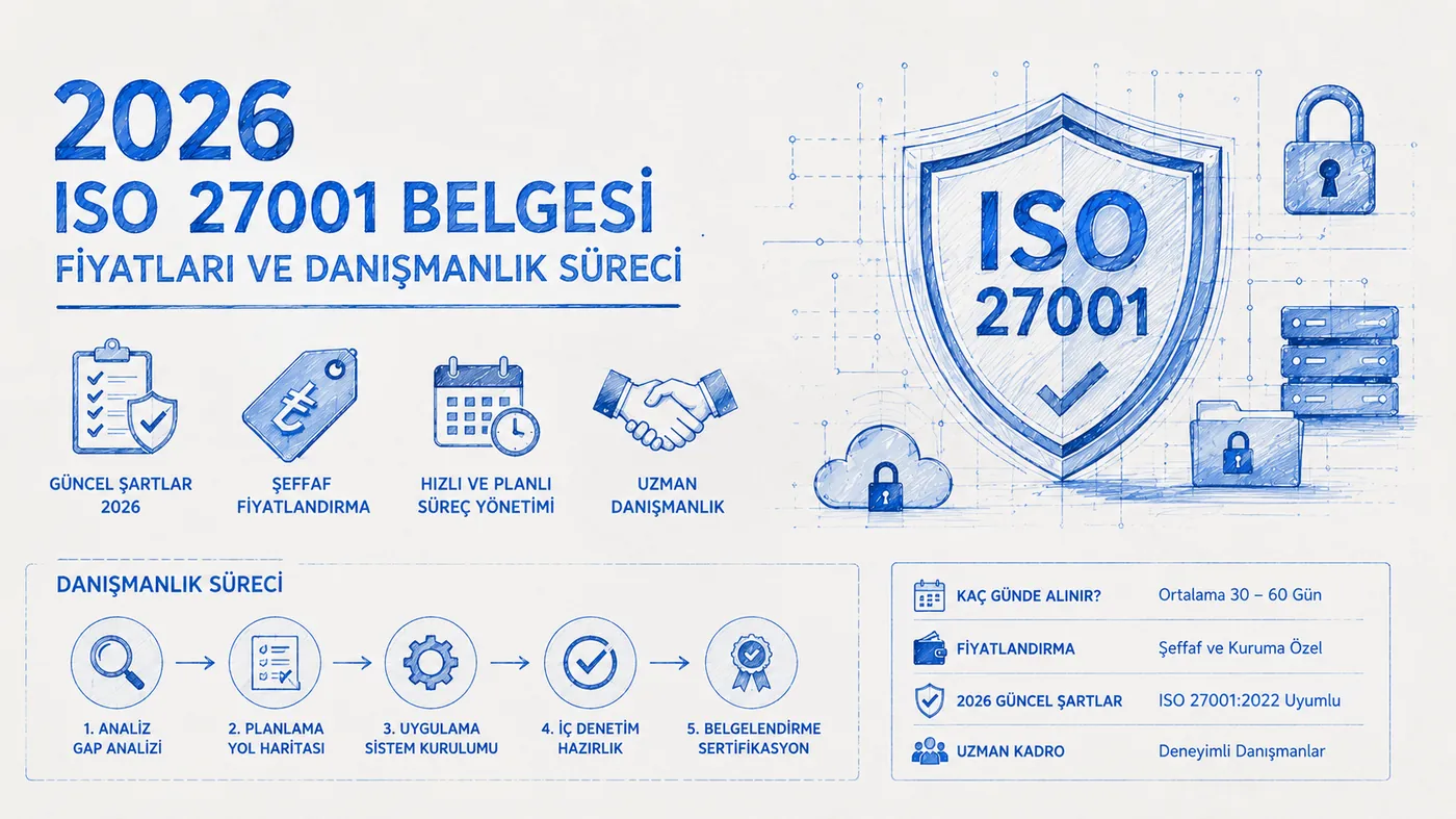 2026 ISO 27001 Fiyatları ve Danışmanlık Süreci Hakkında Her Şey